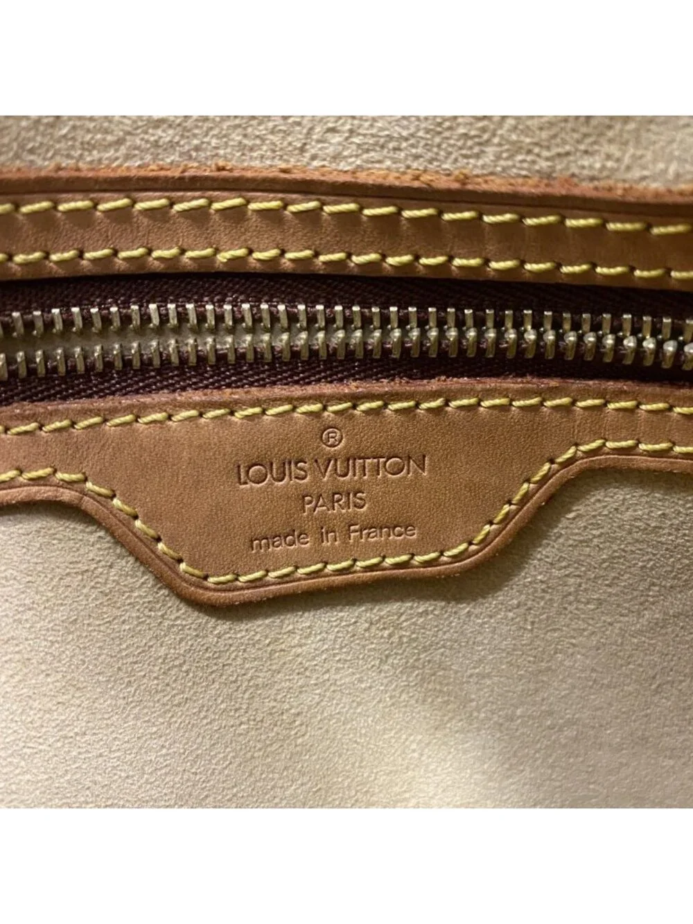 Louis Vuitton Shoulder Bag Monogram Looping MM Brown